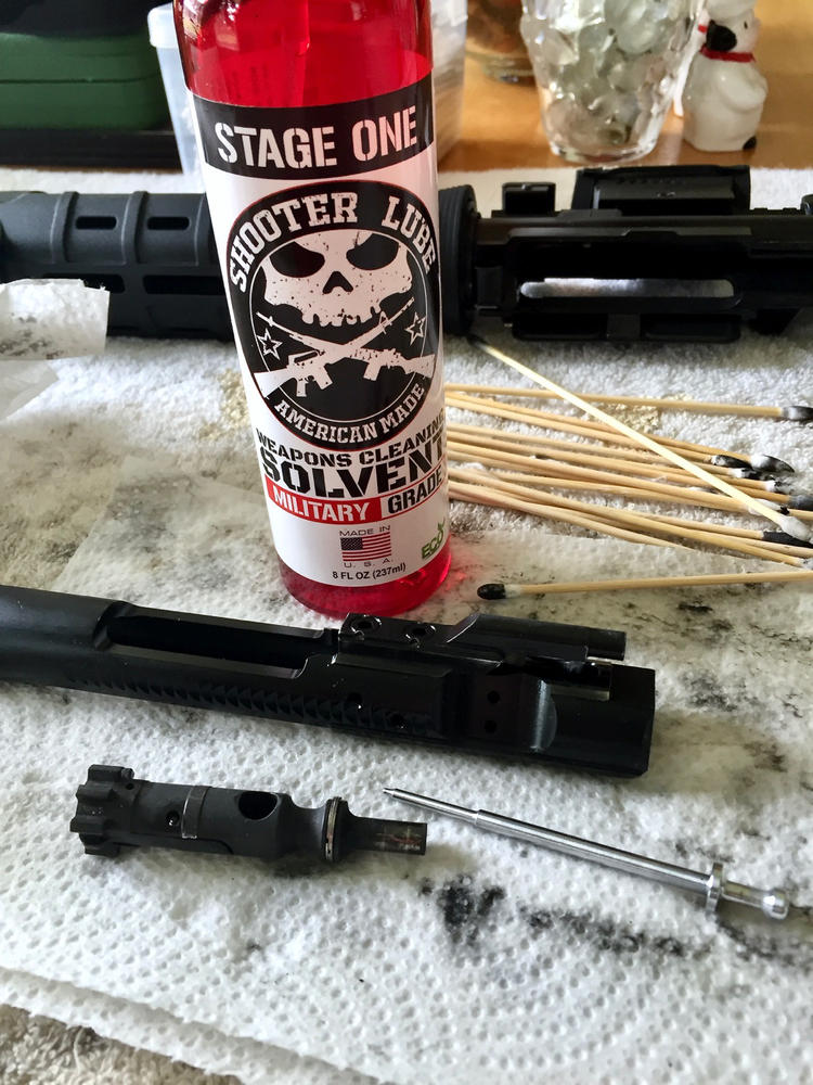 Military Grade Weapons Cleaning Solvent - Customer Photo From John Schroeder