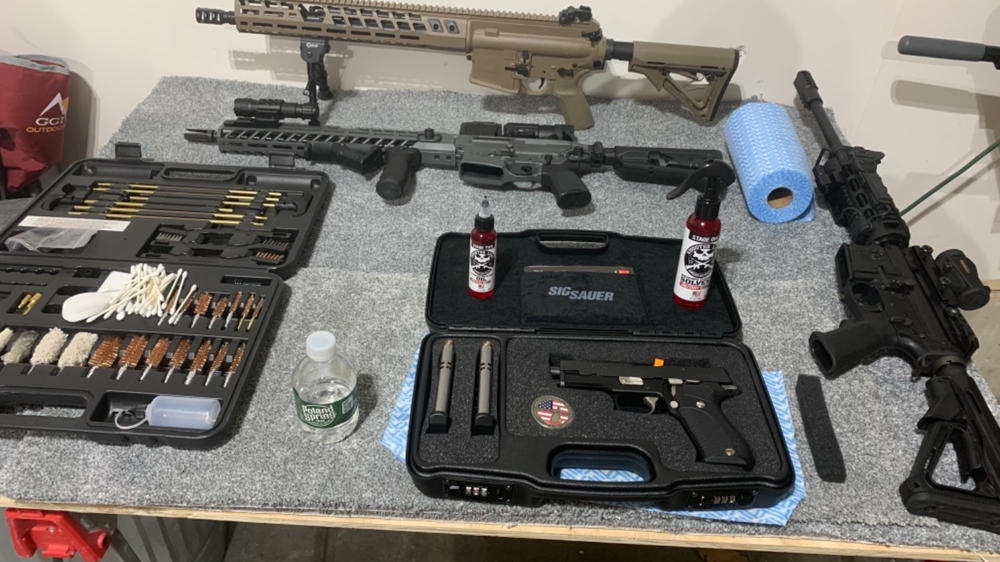 Military Grade Weapons Cleaning Solvent - Customer Photo From William Moran