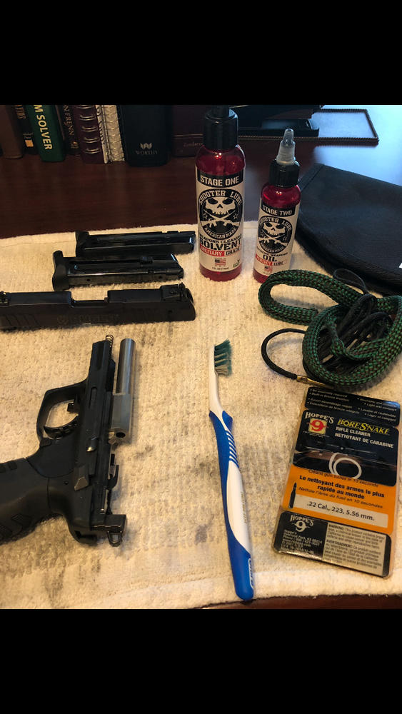 Military Grade Weapons Cleaning Solvent - Customer Photo From Wayne Burgess