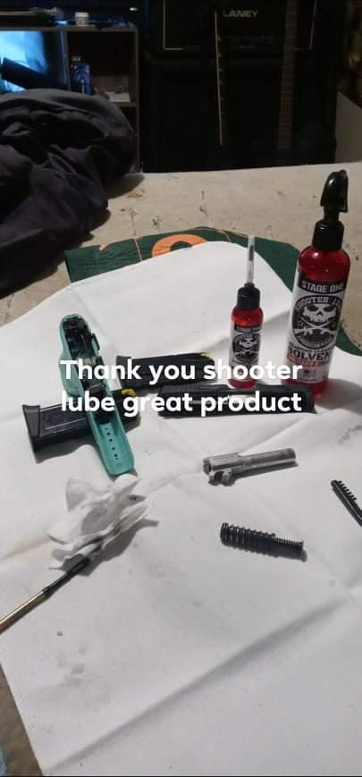 Shooter Lube Essentials Pack w/Shirt - Customer Photo From James Grissom