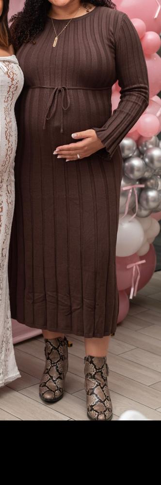 Colette Luxe Maxi Dress in Chocolate Brown *Final Sale*  Worth Collective