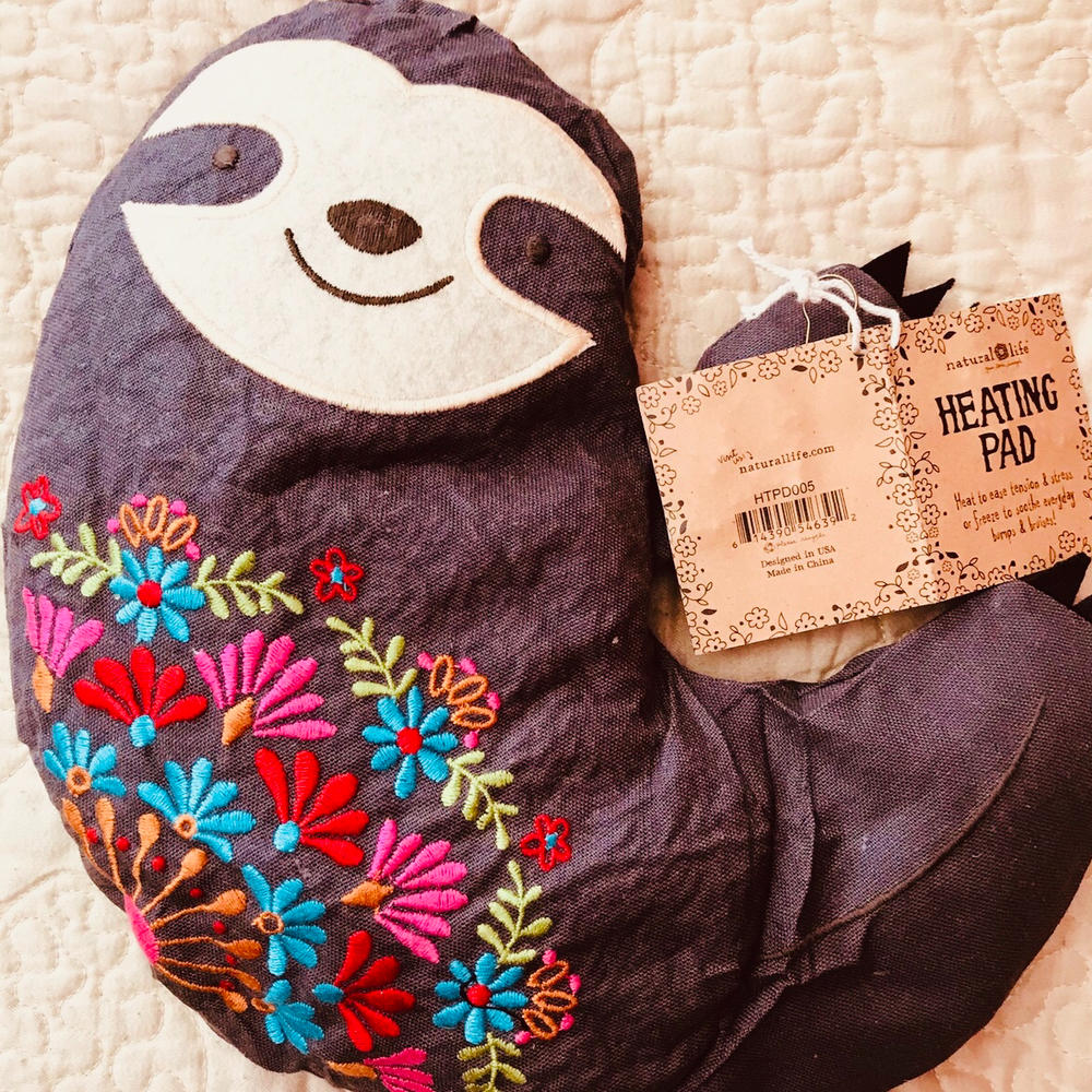 Shaped Heating Pad|Sloth - Customer Photo From Stacy Grant