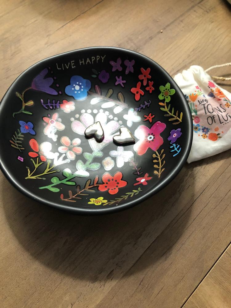 Shaped Trinket Bowl - Customer Photo From Marion Harris