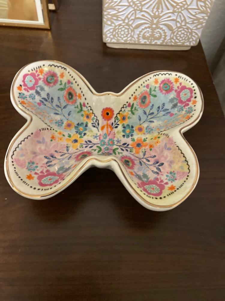 Trinket Bowl|Butterfly - Customer Photo From Shawn Heller