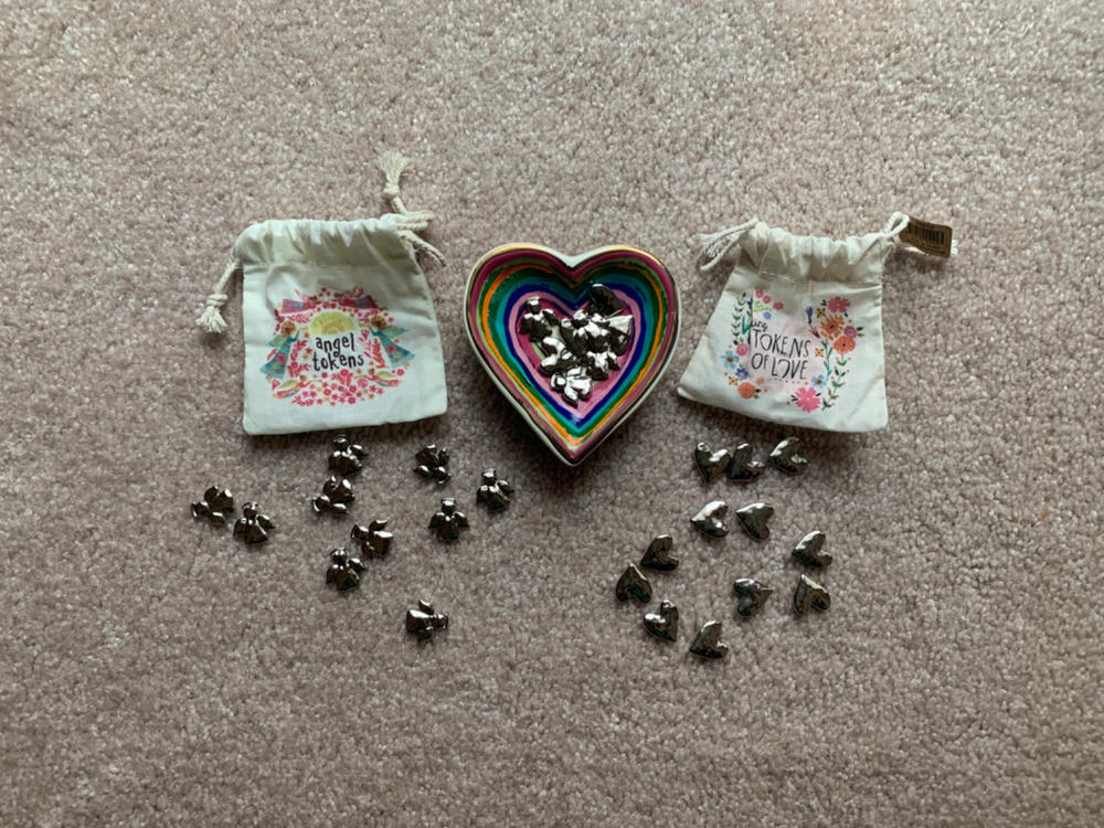 Bag of Tiny Tokens, Set of 12 - Hearts - Customer Photo From Lindy Killean