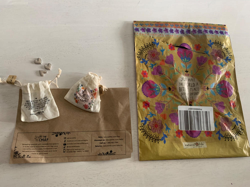 Bag of Tiny Tokens, Set of 12 - Hearts - Customer Photo From Gina Franch