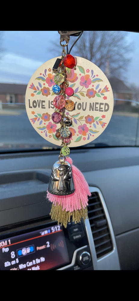 Angel Blessing Bell Car Charm - Customer Photo From Leigh