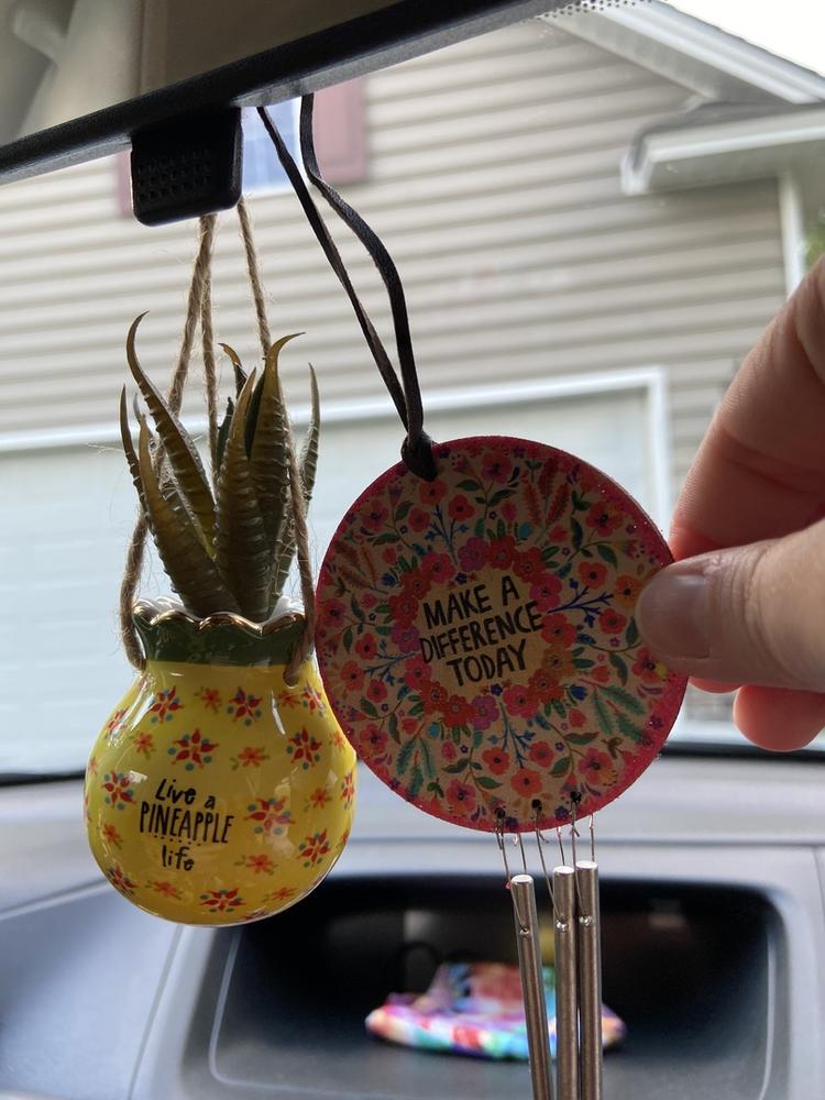 Bless This Ride Car Chime Natural Life