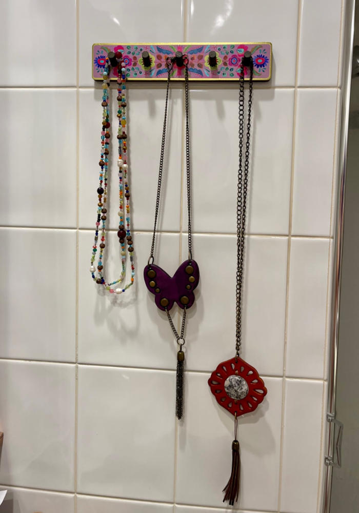 Floral Hook Rack - Customer Photo From Dorie Madeira