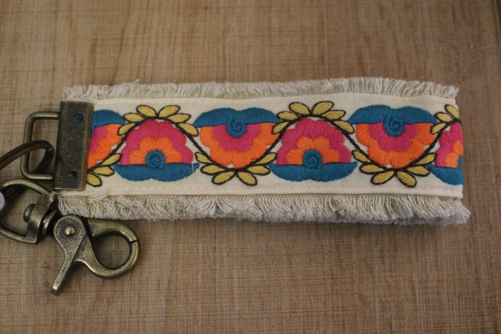 Embroidered Key Fob - Customer Photo From Sue Foy