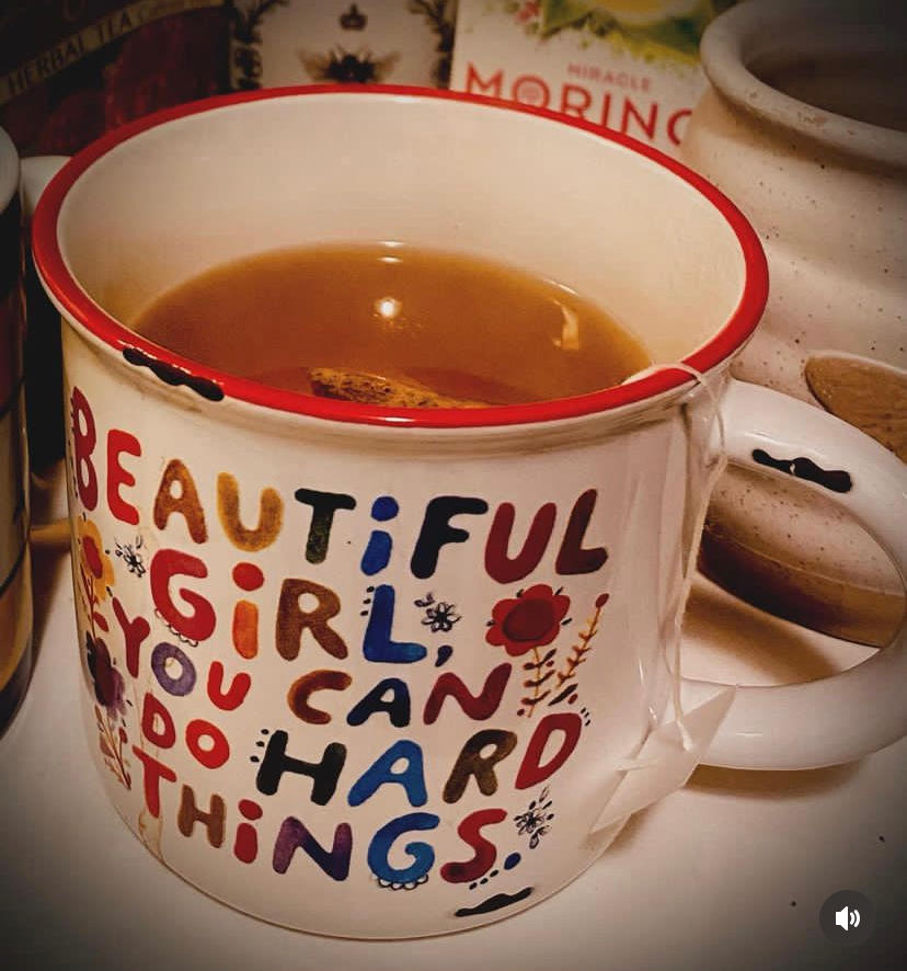 Camp Coffee Mug - Beautiful Girl You Can Do Hard Things - Customer Photo From Melissa Coulacos