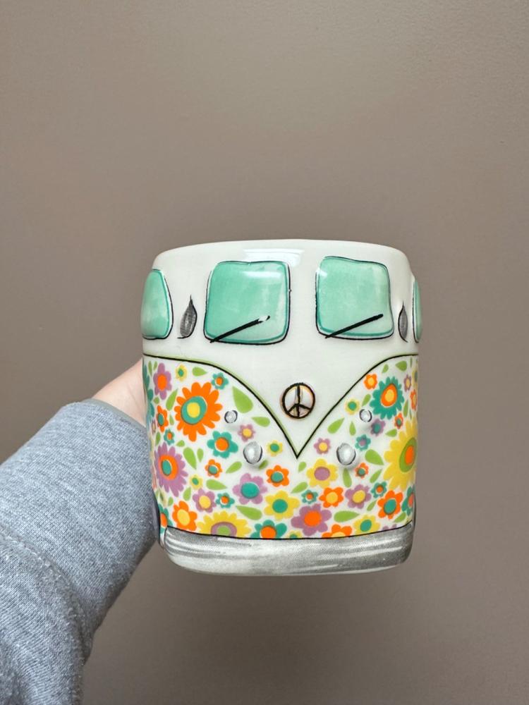 Folk Art Coffee Mug - Daisy The Van - Customer Photo From Jennifer Smock