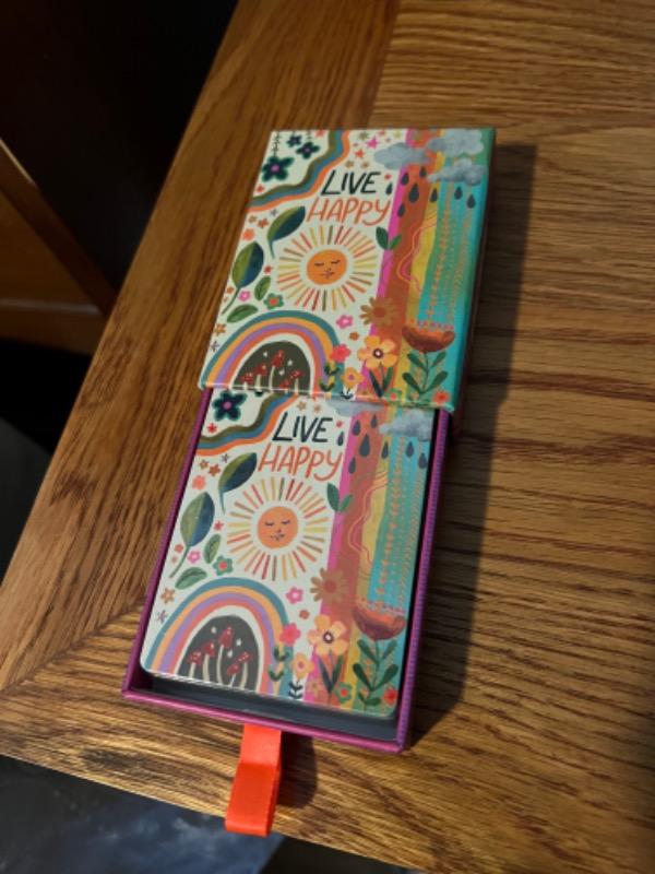 Deck of Playing Cards - Live Happy - Customer Photo From Katie Liddel