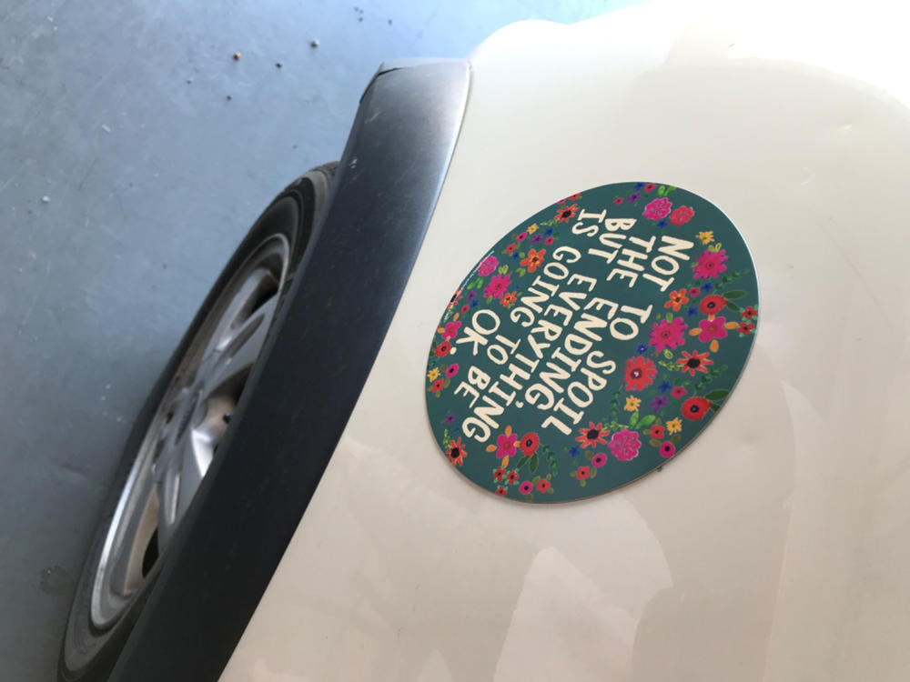 Car Magnet - Not To Spoil The Ending - Customer Photo From Suzanne Steimel