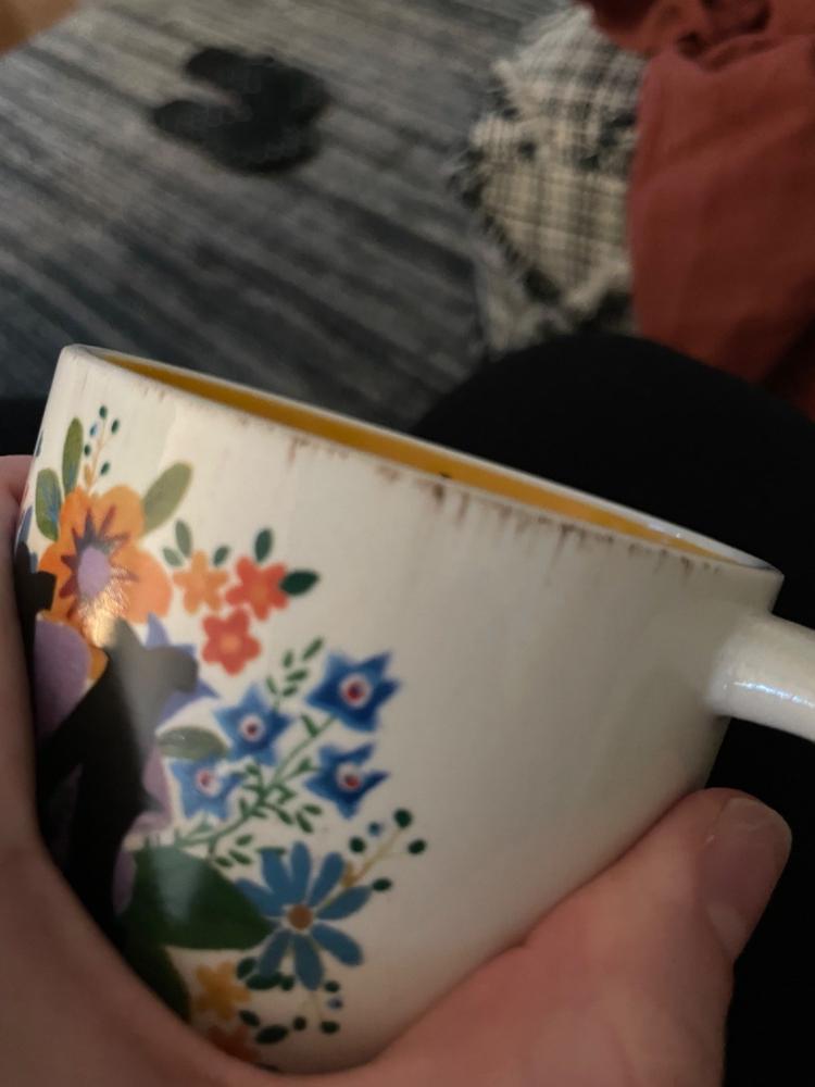 12 oz Natural Life Coffee Mug Cup Initial Monogram (H) I Am Grateful  For