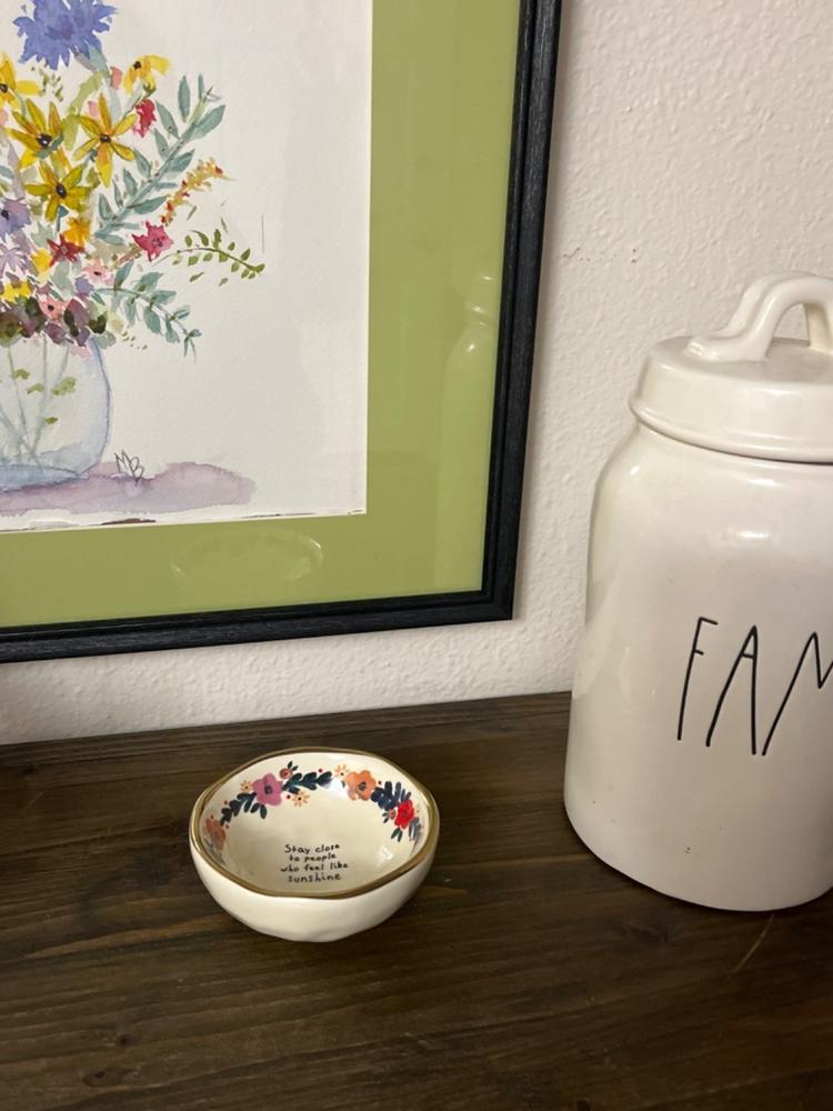 Ceramic Giving Trinket Bowl - Stay Close - Customer Photo From Elizabeth Fanelli