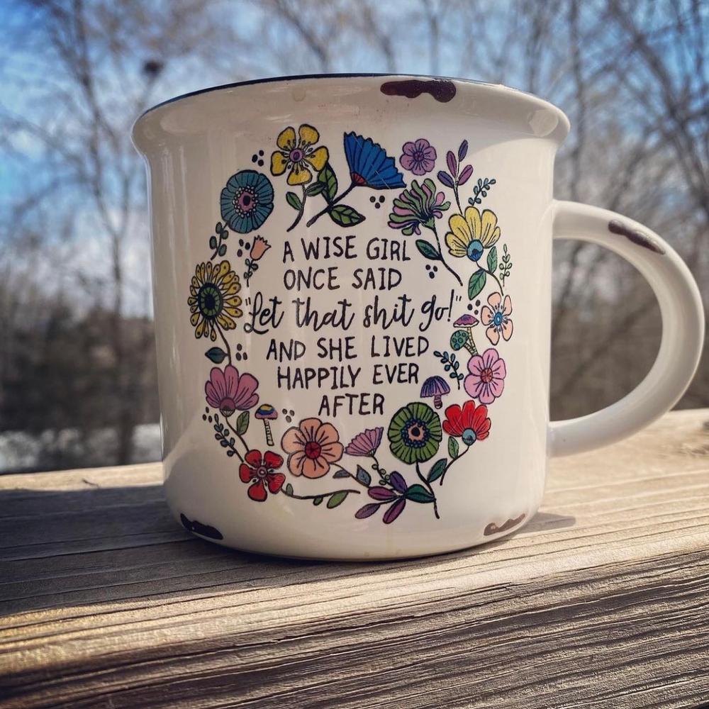 Camp Coffee Mug - Wise Girl - Customer Photo From Michelle Hedrick
