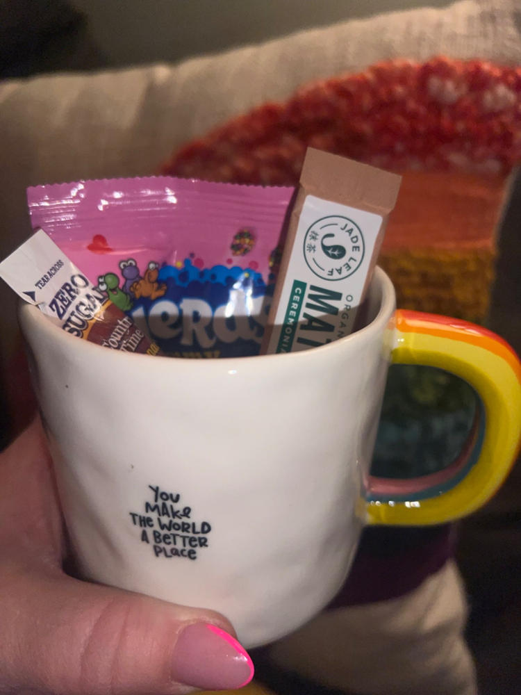 Rainbow Coffee Mug - World Better - Customer Photo From Rachael Woodie