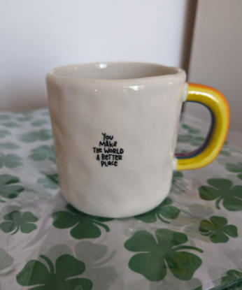 Rainbow Coffee Mug - World Better - Customer Photo From Carrie Bakunas