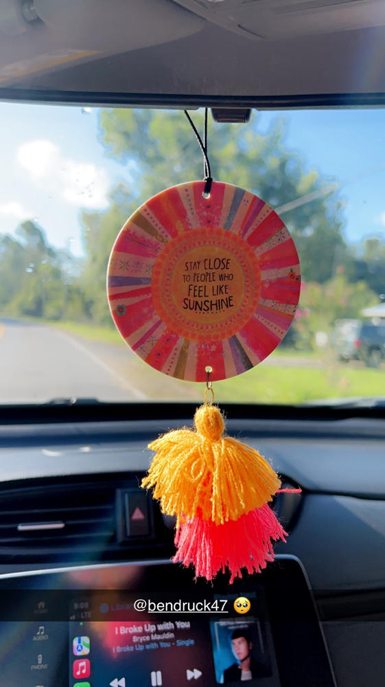 Car Air Freshener - Stay Close - Customer Photo From Emily Crosby