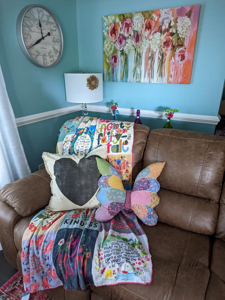 Bungalow Pillow Love Is The Answer - Customer Photo From Toni D