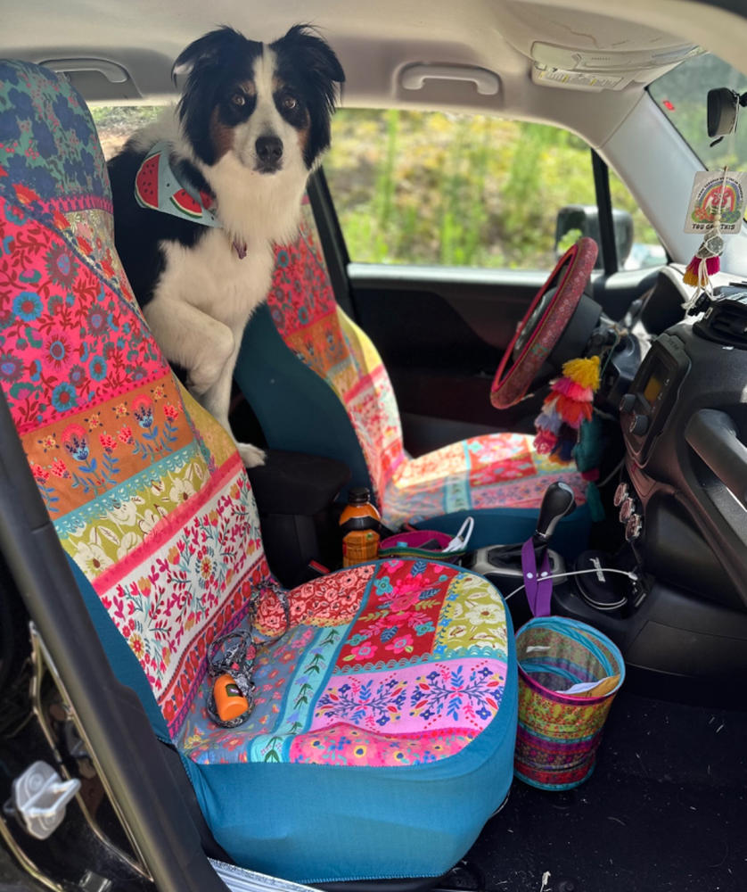 Back Car Seat Cover - Patchwork - Customer Photo From Lindsey Gard