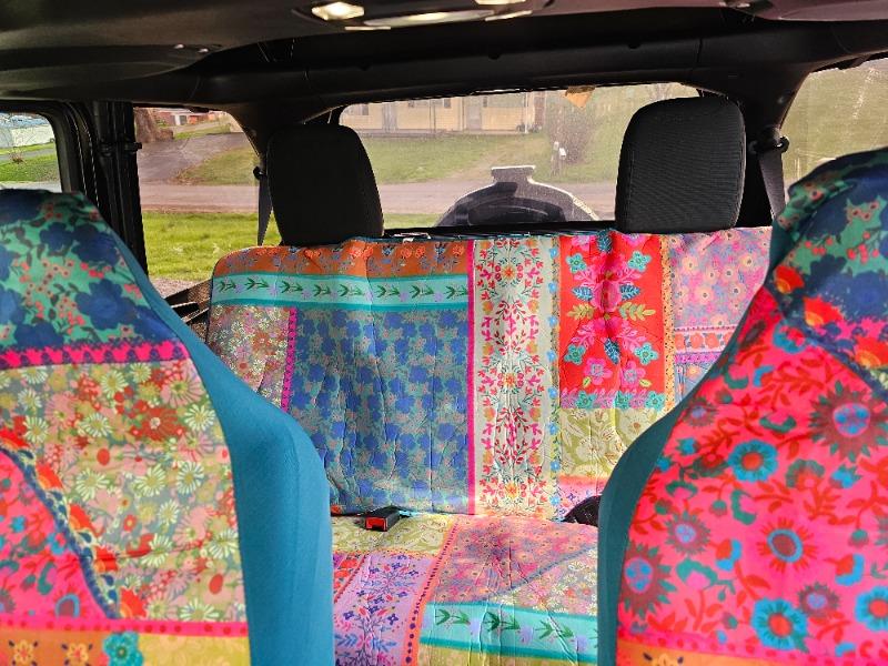 Back Car Seat Cover - Patchwork - Customer Photo From Wendy Harlow