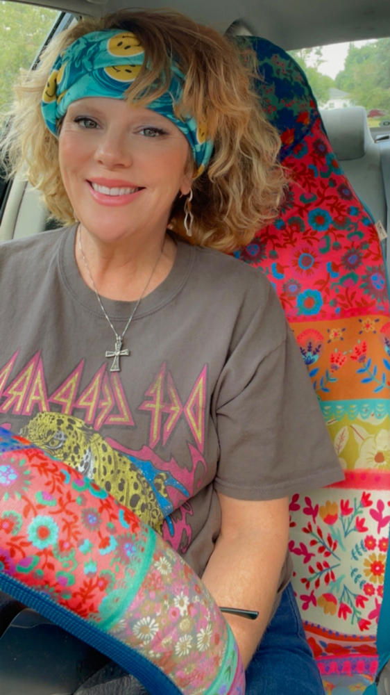 Front Car Seat Cover, Set of 2 - Patchwork - Customer Photo From Jennifer Thornton Waidner