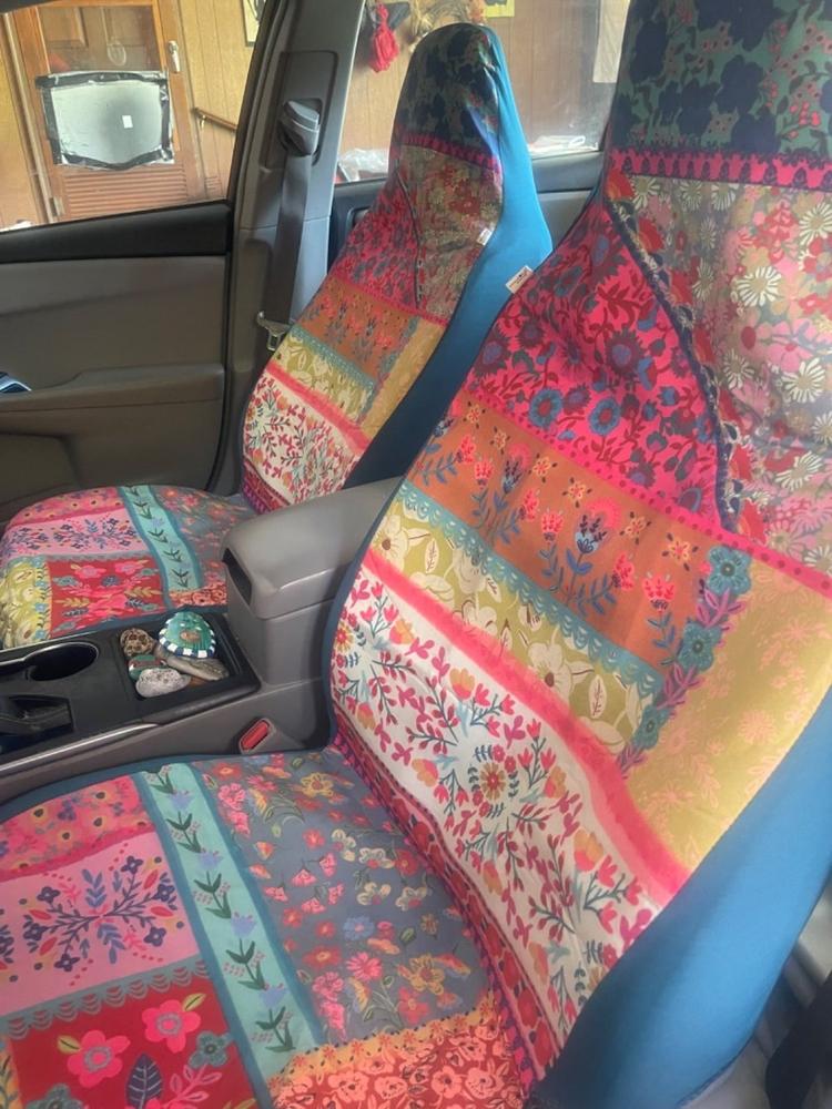 Back Car Seat Cover - Patchwork – Natural Life