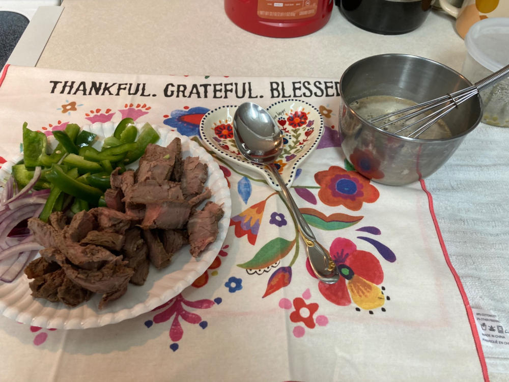 Kitchen Dish Towel - Thankful Grateful Blessed - Customer Photo From Donna Strobel