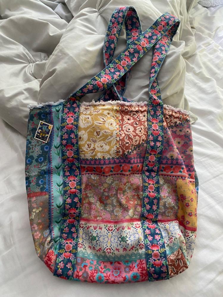 Everyday Canvas Tote Bag - Blue - Customer Photo From Emily Cavanaugh