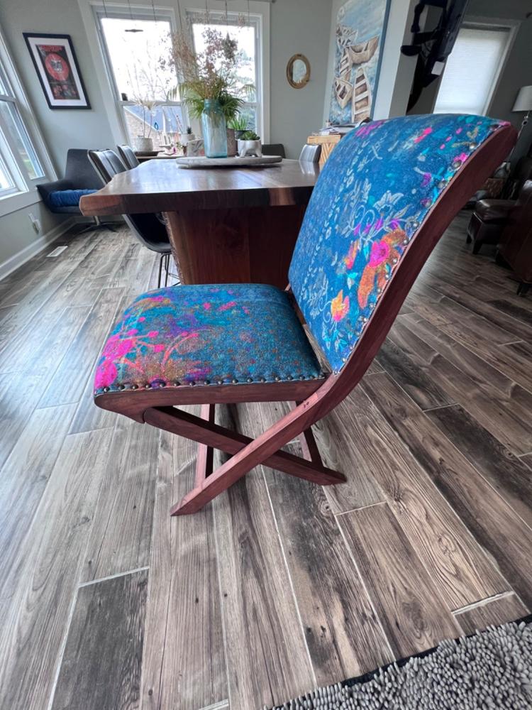 Favorite Anywhere Accent Chair - Washed Navy - Customer Photo From Stacy Handley