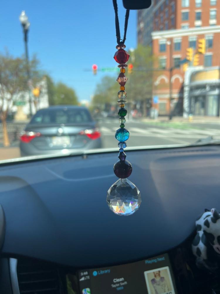 Mini Crystal Sun Catcher - Rainbow - Customer Photo From Grace Needham