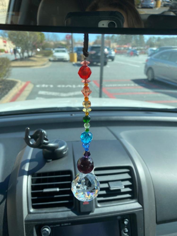 Mini Crystal Sun Catcher - Rainbow - Customer Photo From LATASHIA JARAMILLO