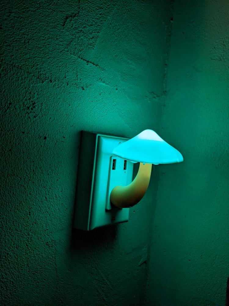 Mushroom LED Night Light - Yellow - Customer Photo From marcy siebersma 