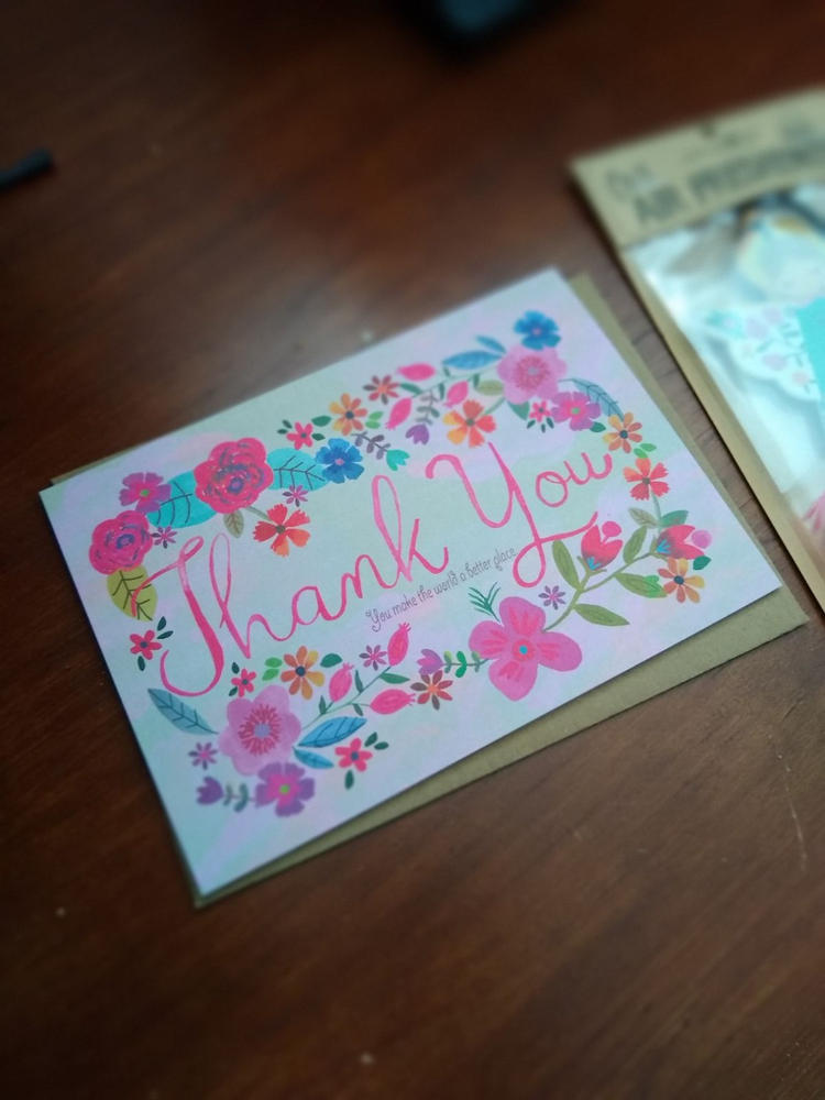 Greeting Card Bundle, Set of 3 - Thank You - Customer Photo From Jennifer Parrott