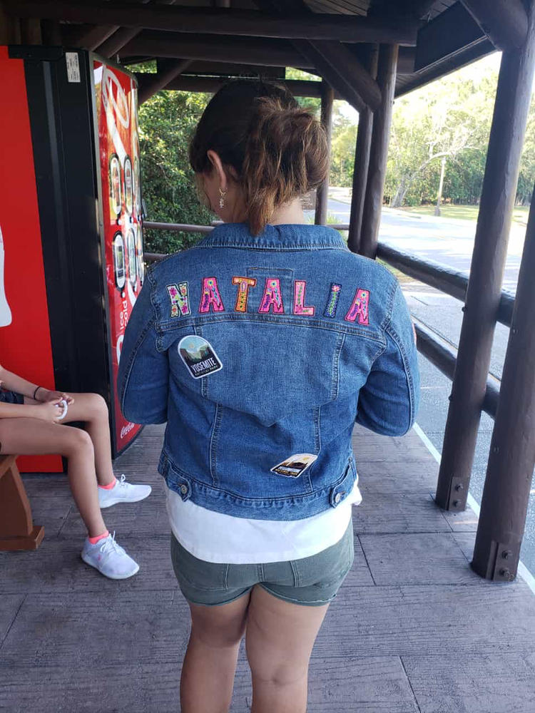 Stick-On Letter Patch - A - Customer Photo From Lilia Rivera