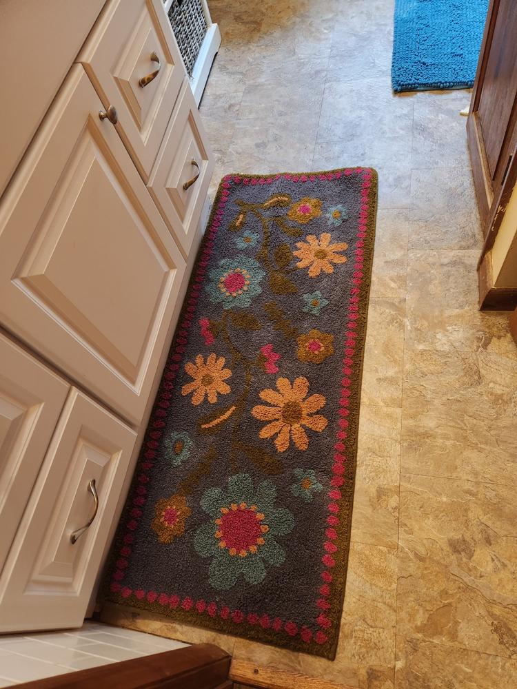 Tufted Runner Bath Mat Get Naked Natural Life