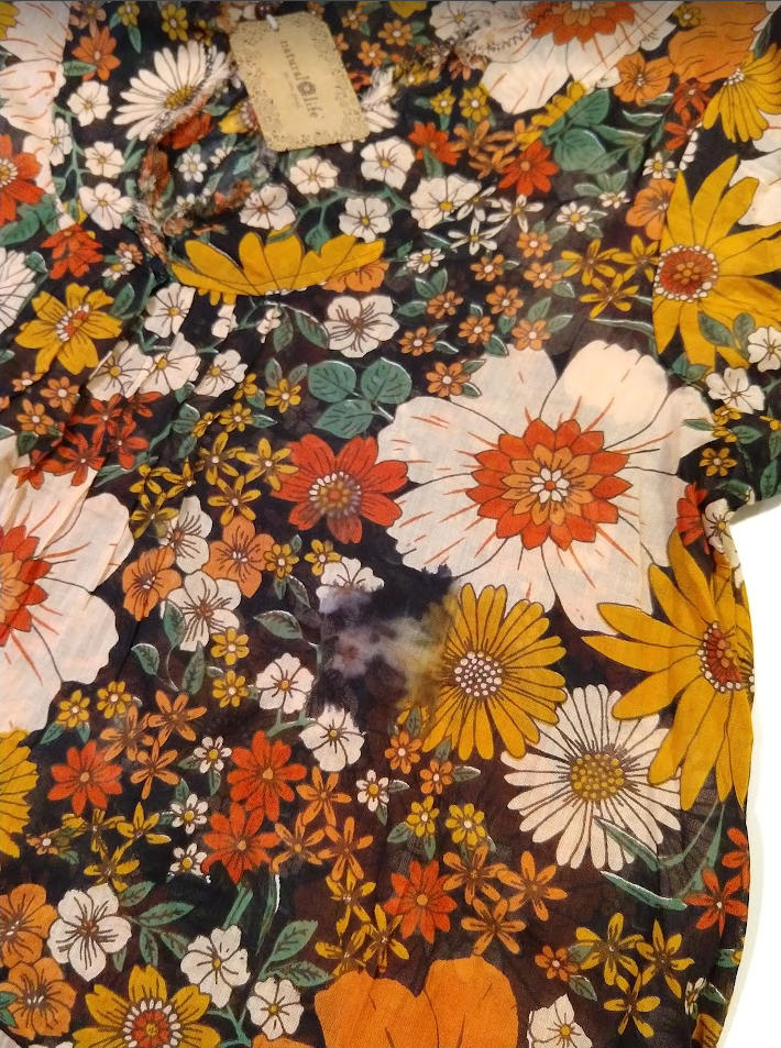 Tunic-In-A-Bag - Orange Floral - Customer Photo From Hope Falkenstein