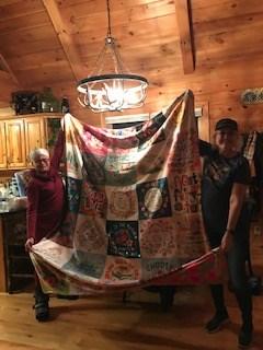 XL Double-Sided Cozy Blanket - 2021 Top Chirps - Customer Photo From Nancy Barnes