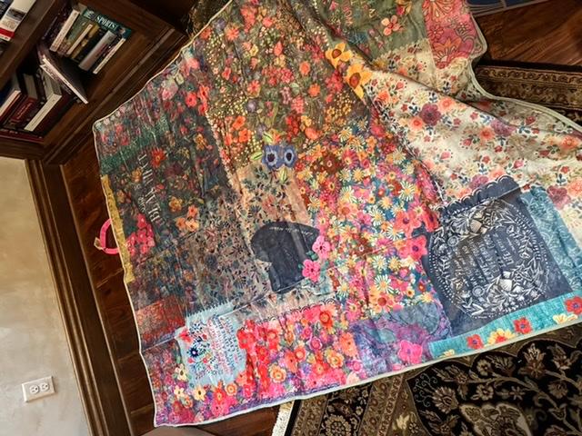 XL Water Resistant Picnic Blanket - Chirp - Customer Photo From Michele Booth