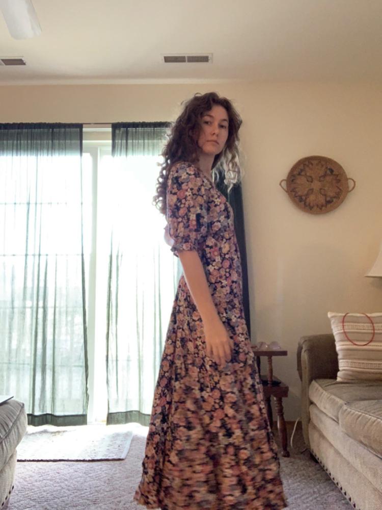 Collette Tiered Maxi Dress - Dusty Vintage Floral - Customer Photo From Elle Geers