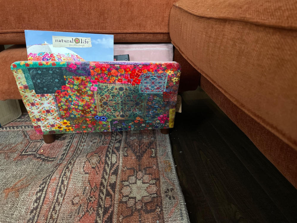 Bedside Caddy Organizer - Patchwork - Customer Photo From Megan Lester