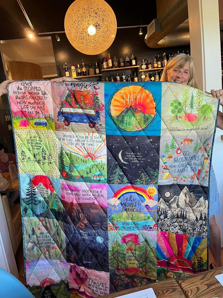 Perfect Puffy Outdoor Blanket - Chirp Art - Customer Photo From Melissa Renner