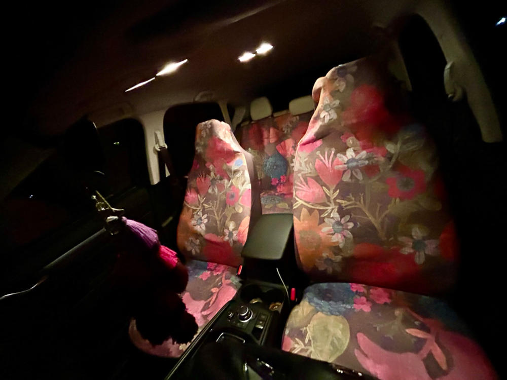 Front Car Seat Cover, Set of 2 - Vintage Floral - Customer Photo From Sara Green