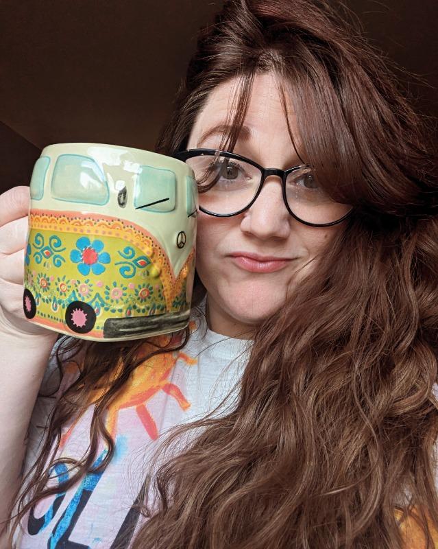 Folk Art Coffee Mug - Velma The Van - Customer Photo From Jennifer Herrell
