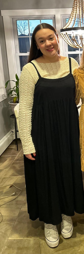 Lace Layering Top - Ivory - Customer Photo From Jessica Van Nest