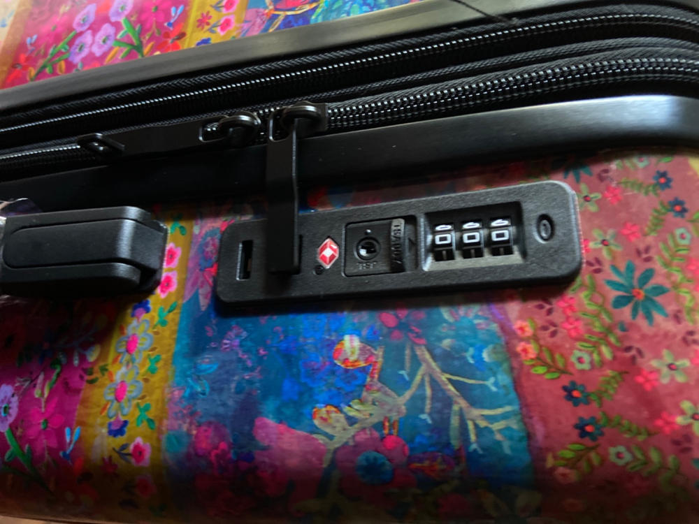 Travel Happy Carry-On Suitcase - Customer Photo From Debra Kennard