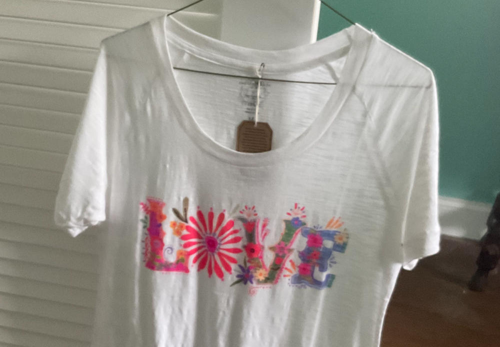 Boho Tee Shirt - Love - Customer Photo From Melissa Sincore