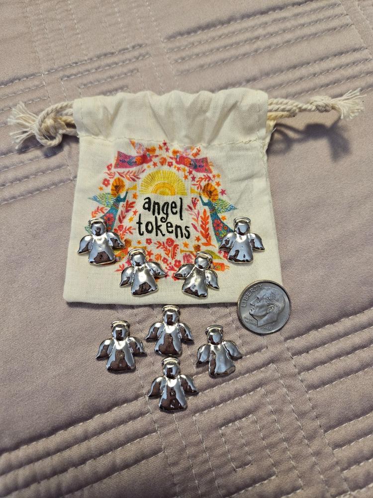 Bag of Tiny Tokens, Set of 12 - Angels - Customer Photo From Kimberly Tremmel